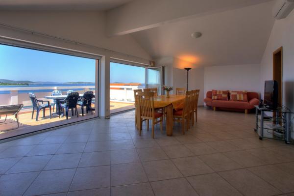 Beach front penthouse